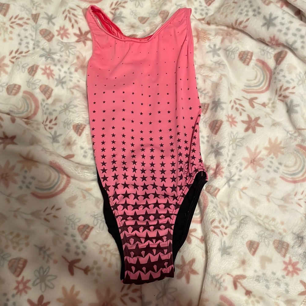 gk elite racer back leotard adult xs